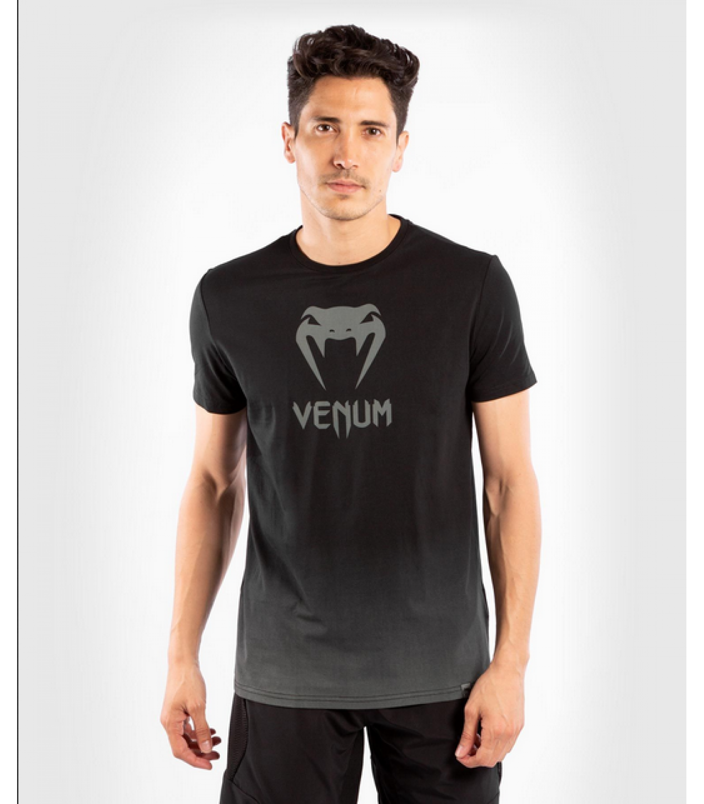 Тениска - Venum Classic T-shirt - Black/Dark Grey​